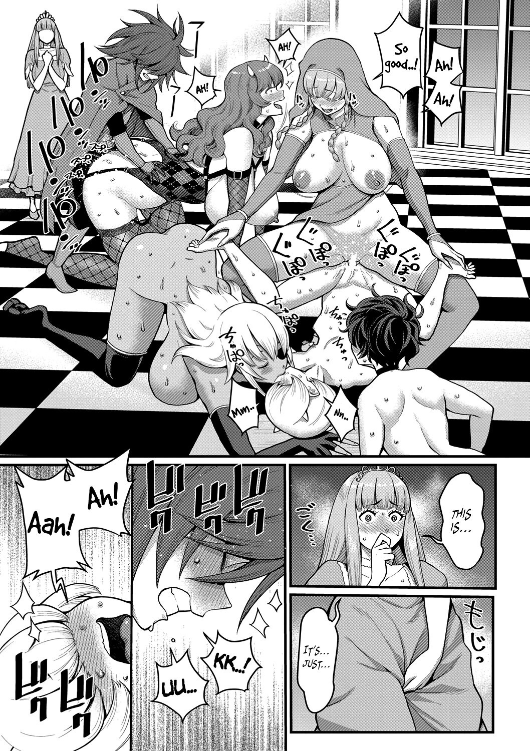 hentai manga Dick Training Quest V ~Me, The Succubus, Some Perverted Women, and a Cursed Princess~